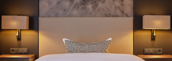Hotelbett Foto